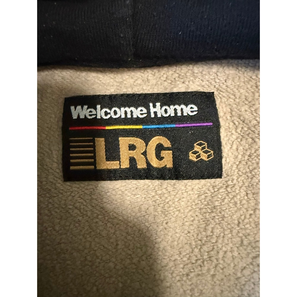 LRG Welcome Home PAX Seattle W-23 Full Zip Hoodie Black Mens Large - Picture 3 of 7